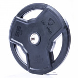 Обрезиненный диск LIVEPRO Premium Rubber 10 кг, черный
