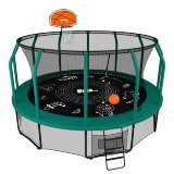 Батут UNIX line SUPREME GAME 12 ft + Basketball