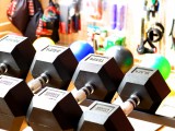 Гантель 27,5 кг гексагональная ZSO обрезиненная