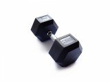 Гантель 25 кг гексагональная ZSO обрезиненная