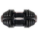 Пара регулируемых гантелей Liveup LS2315 по 40 кг на подставке