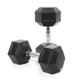 Гантель 27,5 кг гексагональная VictoryFit VF-H275 обрезиненная
