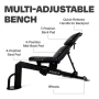 Универсальная скамья CENTR Muli-Adjustable Flat, Incline, Decline, Workout Bench (Inspire Fitness FID5.1)